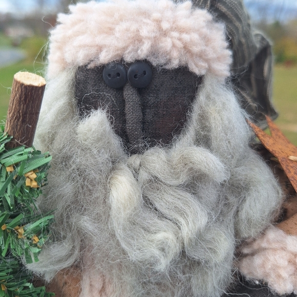 2004 Honey and Me Primitive Black African American Santa Claus Christmas Decor - Picture 4 of 11